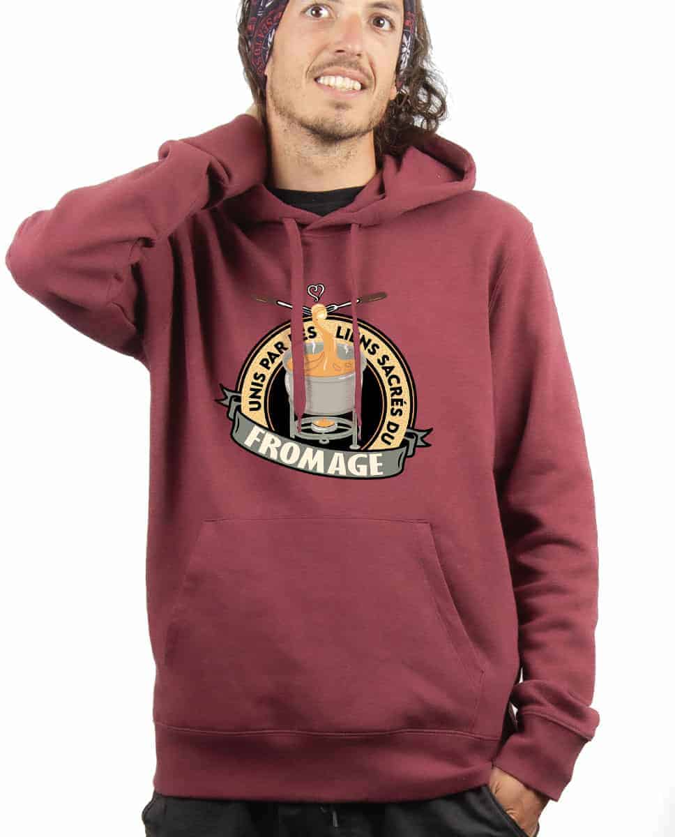 SWEAT HOMME : UNIS PAR LES LIENS SACRÉS DU FROMAGE – Image 12