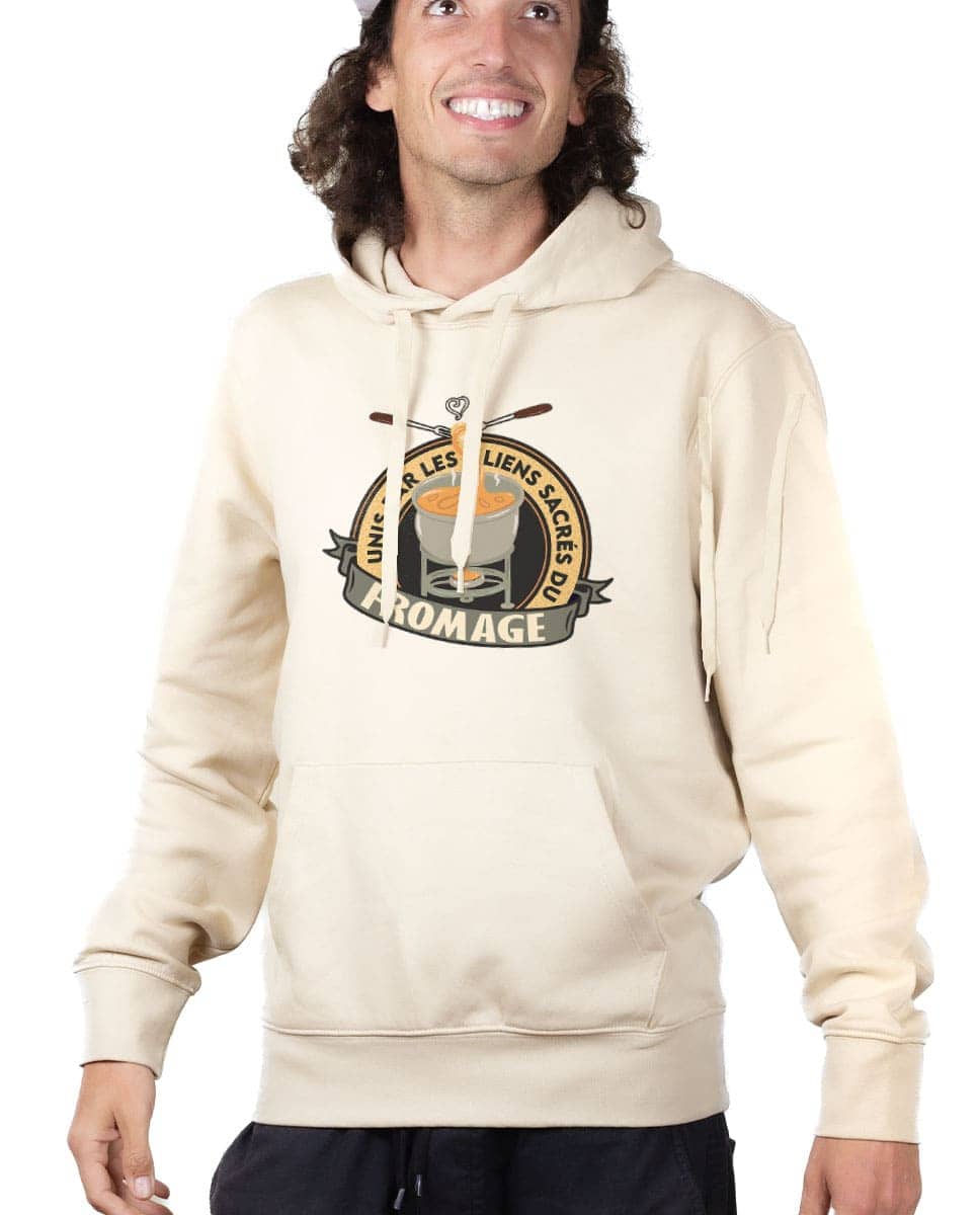 SWEAT HOMME : UNIS PAR LES LIENS SACRÉS DU FROMAGE – Image 8