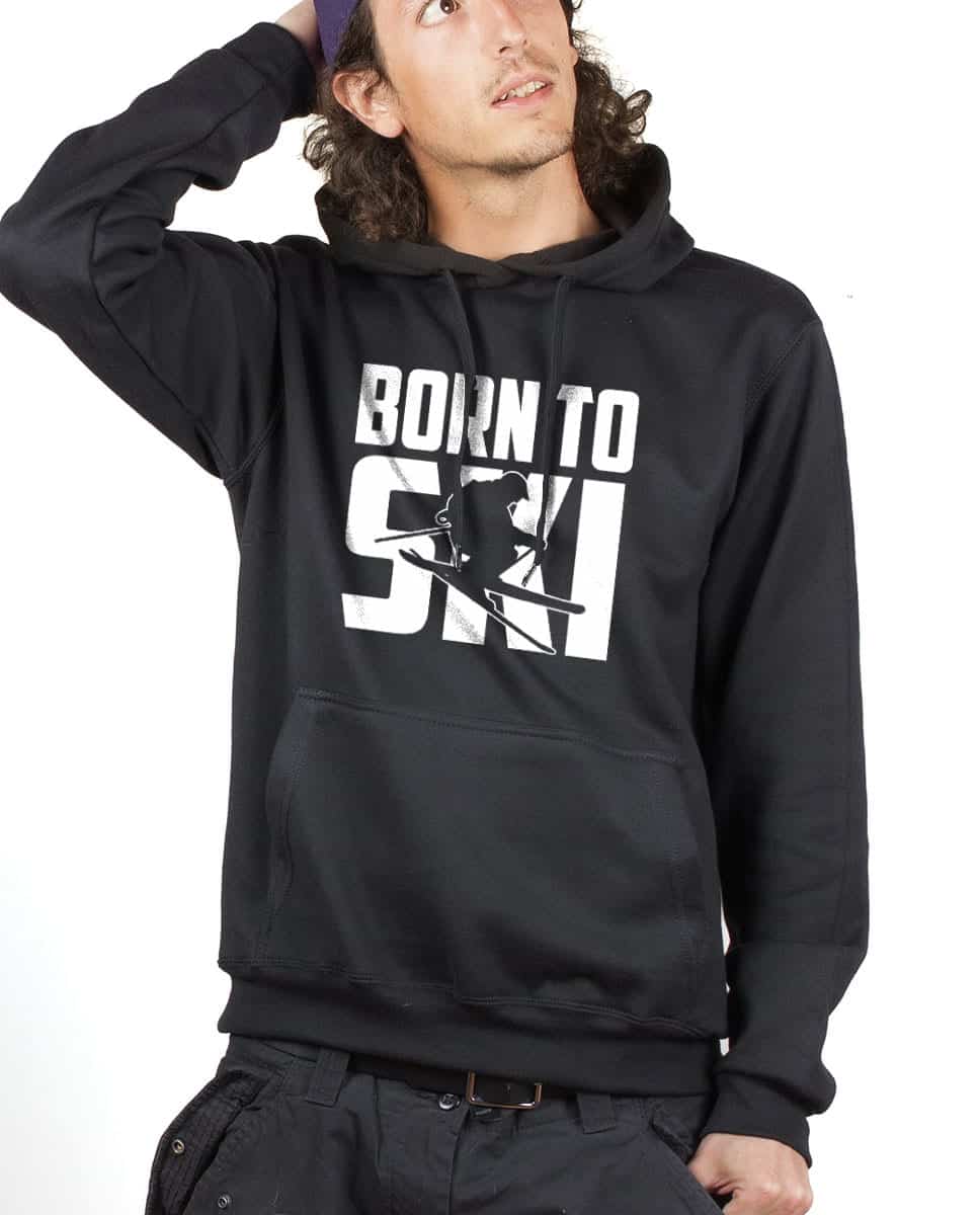 SWEAT HOMME : BORN TO SKI – Image 2