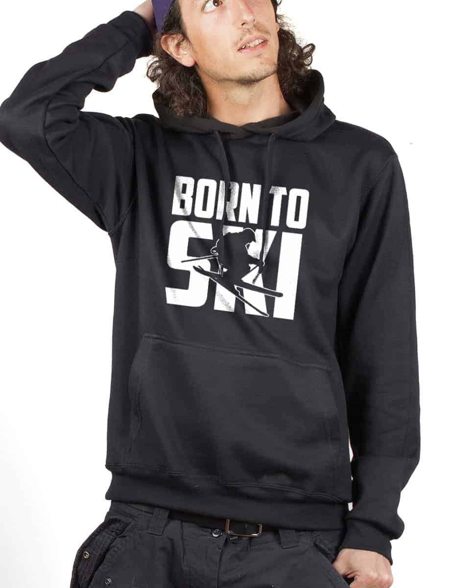 SWEAT HOMME : BORN TO SKI – Image 8