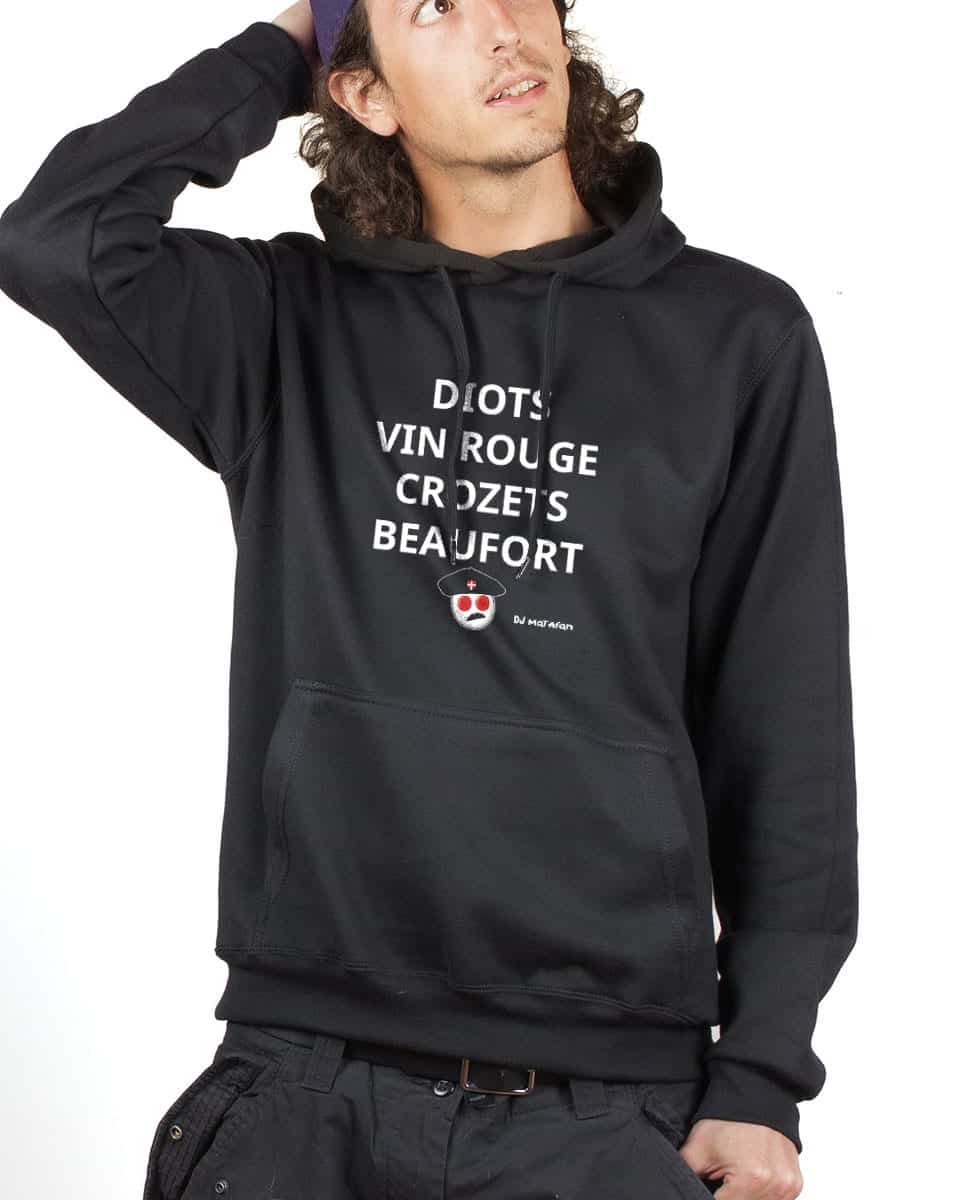 SWEAT HOMME : DIOTS VIN ROUGE CROZETS BEAUFORT – Image 4