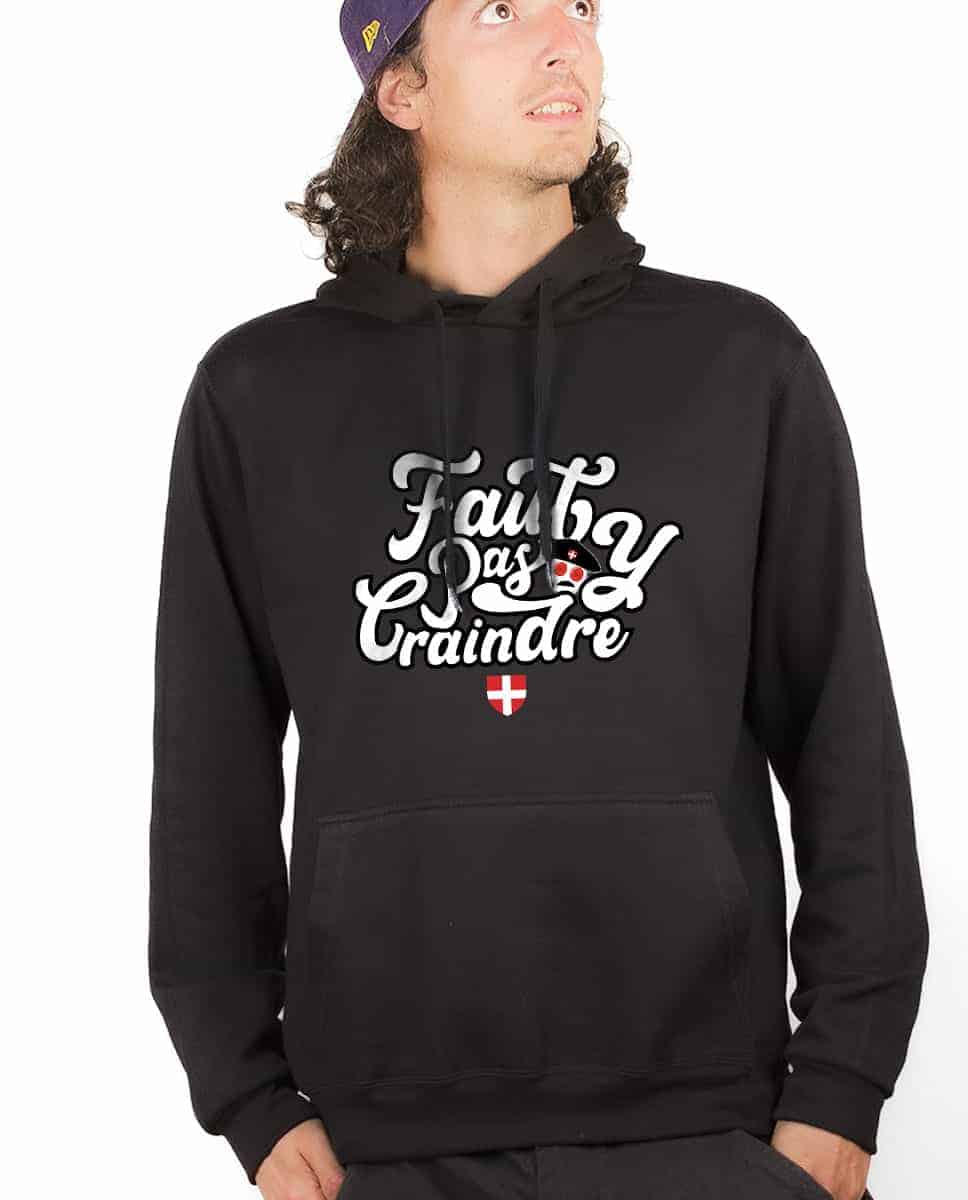 SWEAT HOMME : FAUT PAS Y CRAINDRE – Image 3