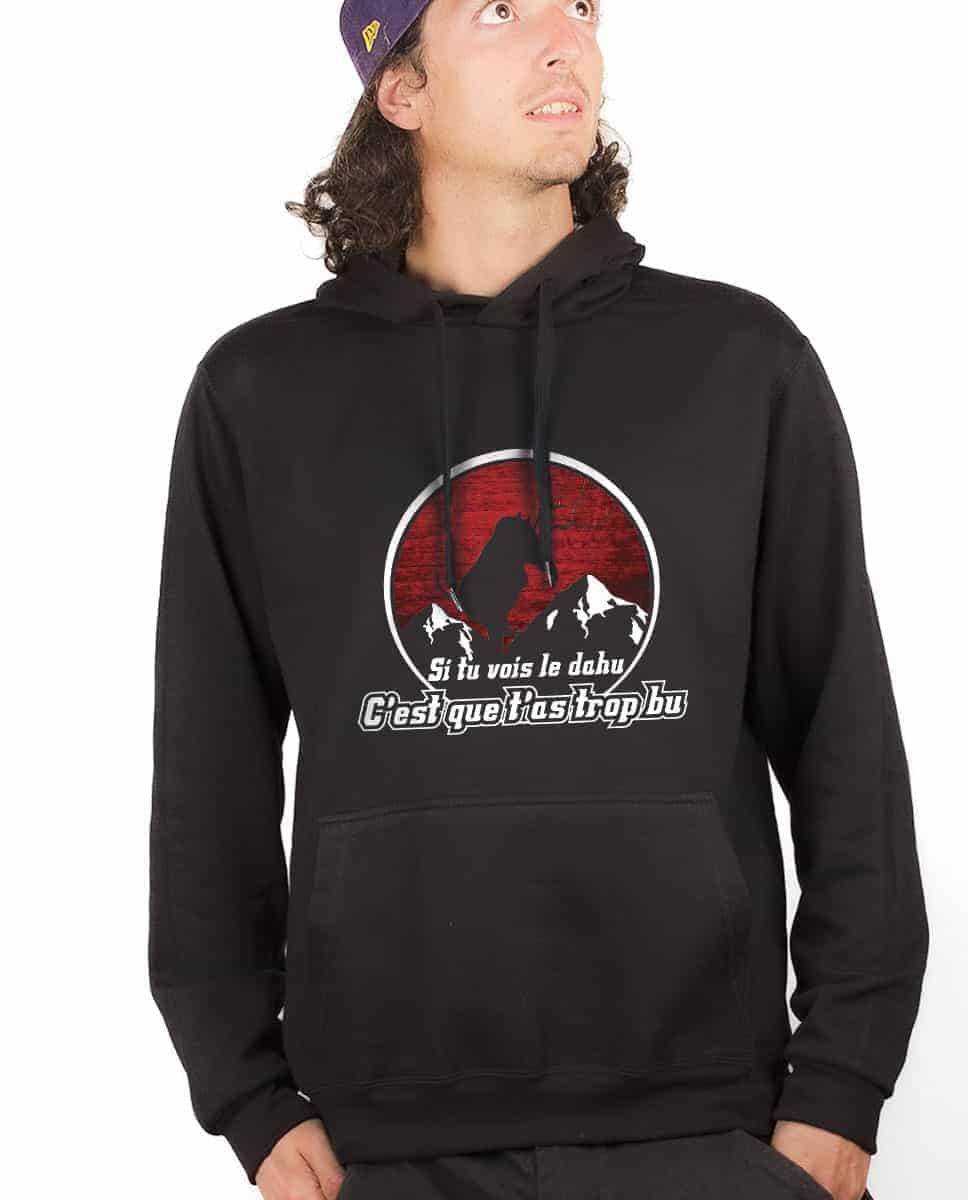 SWEAT HOMME : SI TU VOIS LE DAHU – Image 3