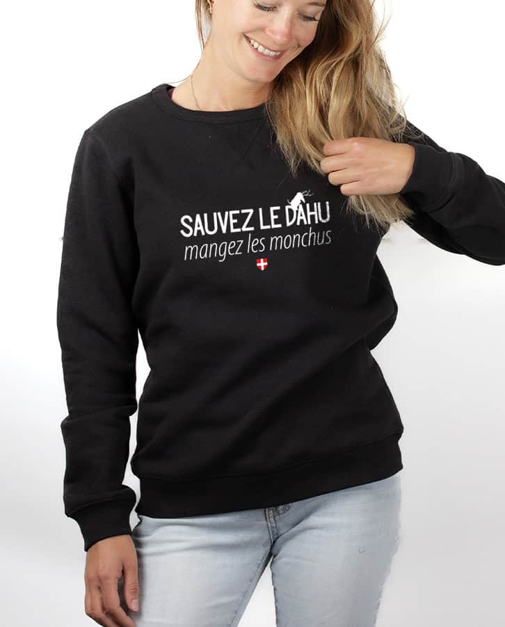 PULL FEMME : Sauvez le dahu mangez les monchus – Image 3