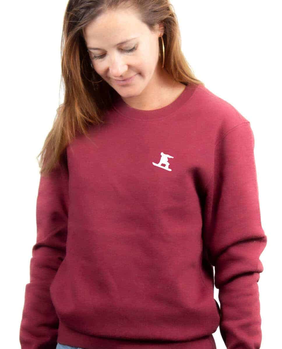 PULL FEMME : Snowboard picto – Image 5