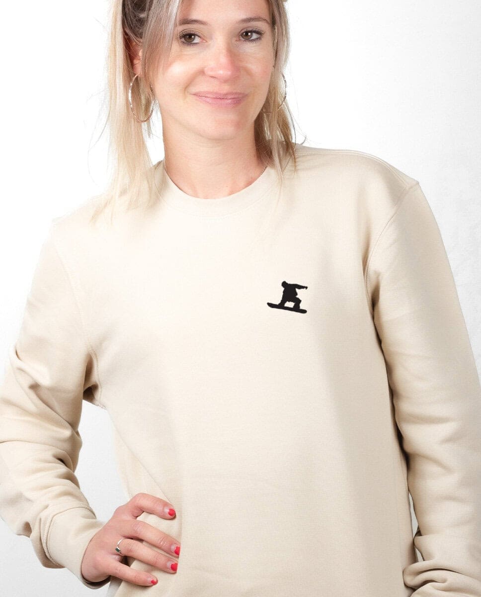 PULL FEMME : Snowboard picto – Image 2