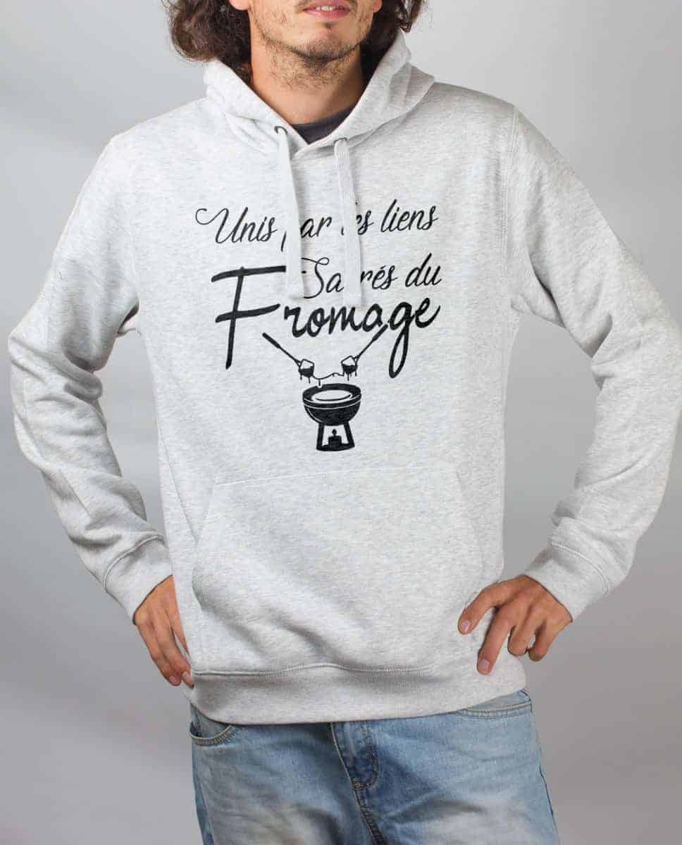 SWEAT HOMME : UNIS PAR LES LIENS SACRÉS DU FROMAGE – Image 5