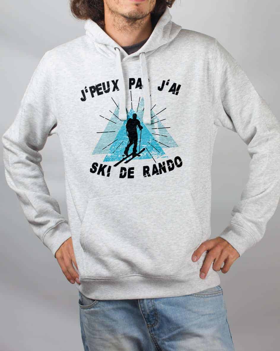 SWEAT HOMME : J'PEUX PAS J'AI SKI DE RANDO – Image 5