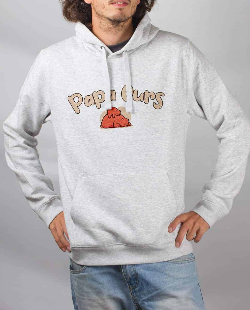 SWEAT HOMME : GROS LOUP DES BOIS – Image 5