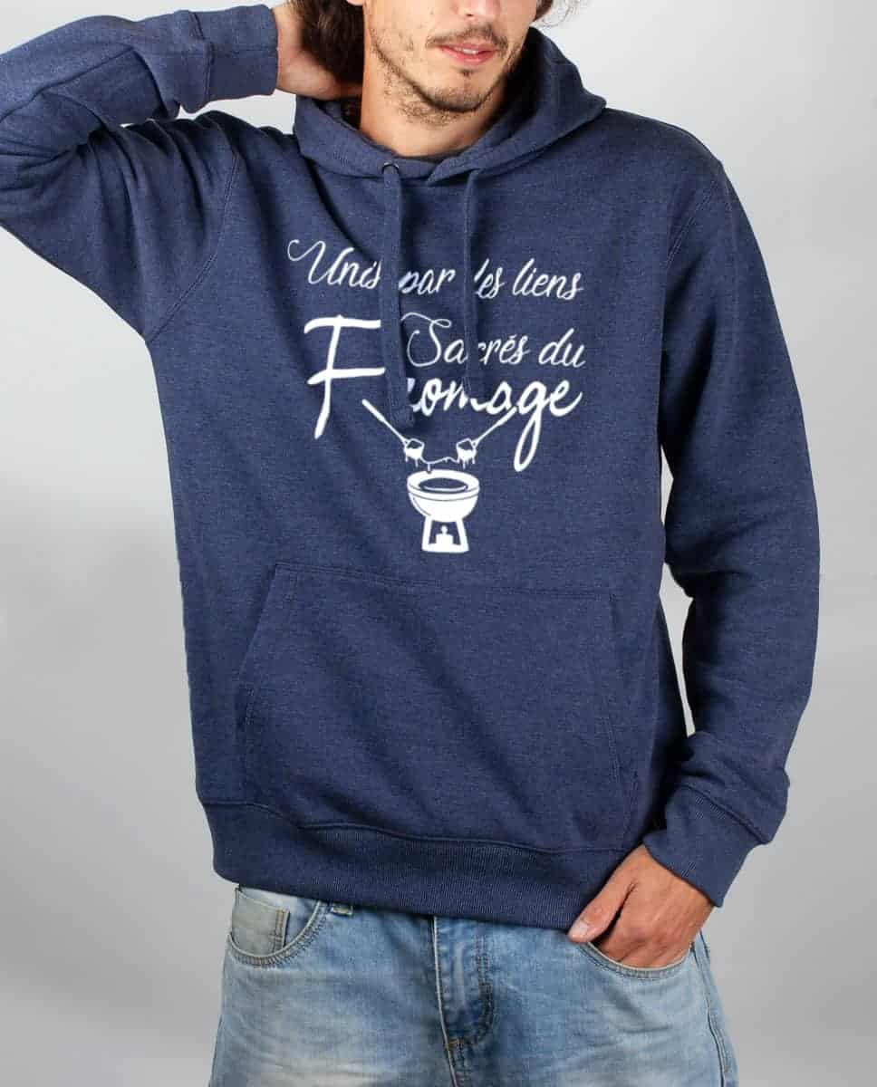 SWEAT HOMME : UNIS PAR LES LIENS SACRÉS DU FROMAGE – Image 6