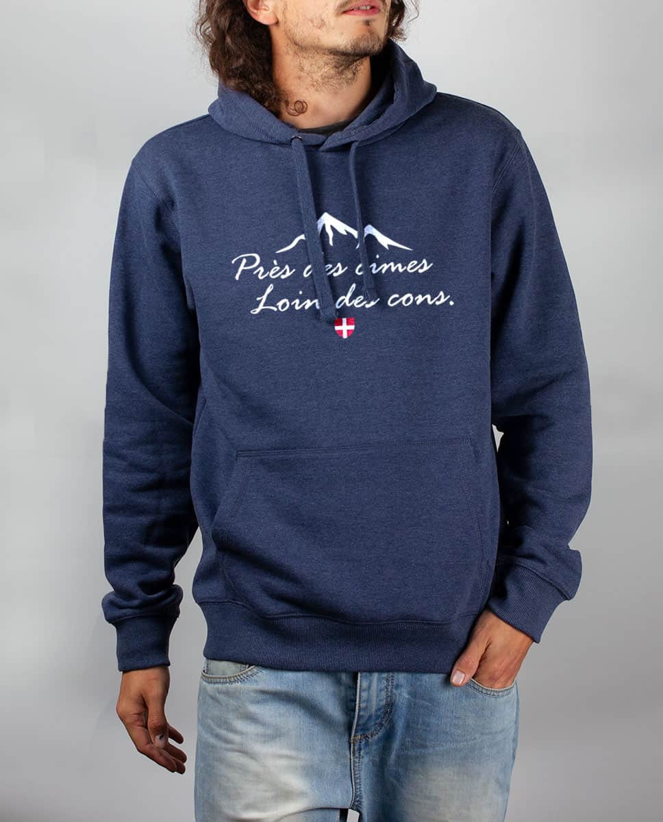 SWEAT HOMME : PRES DES CIMES LOIN DES CONS – Image 5