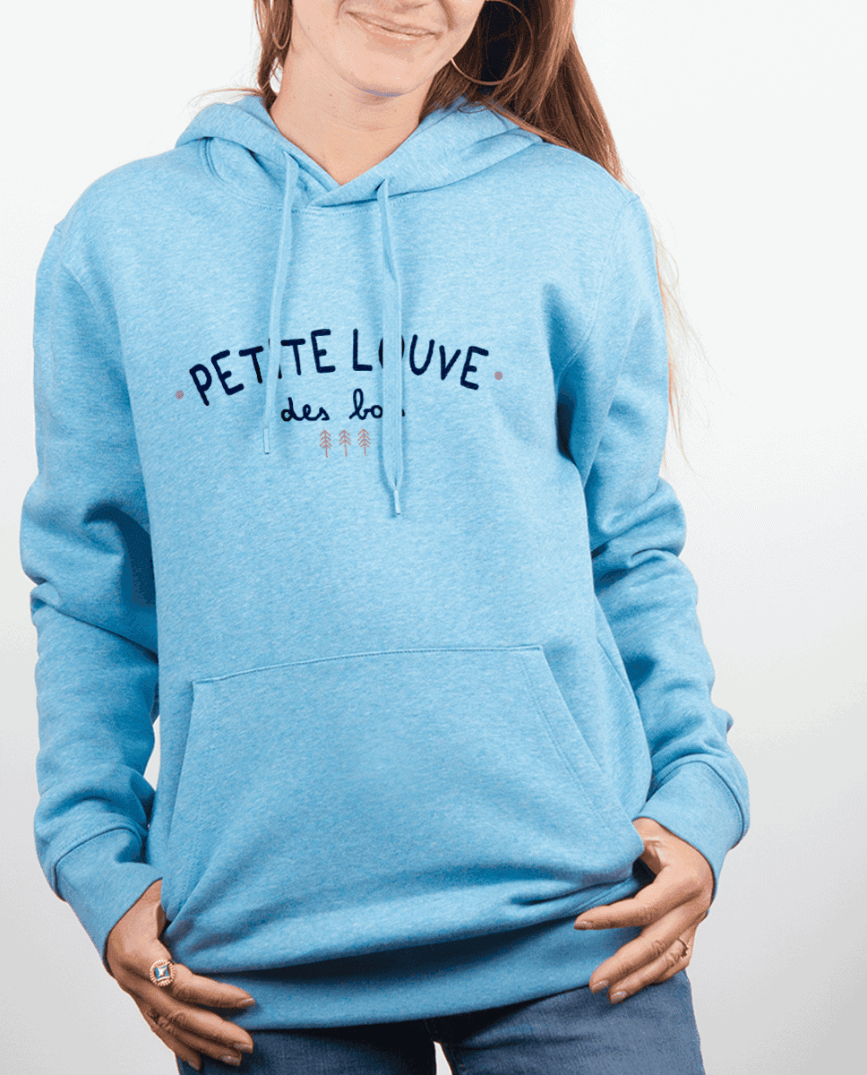 SWEAT FEMME : PETITE LOUVE DES BOIS – Image 3