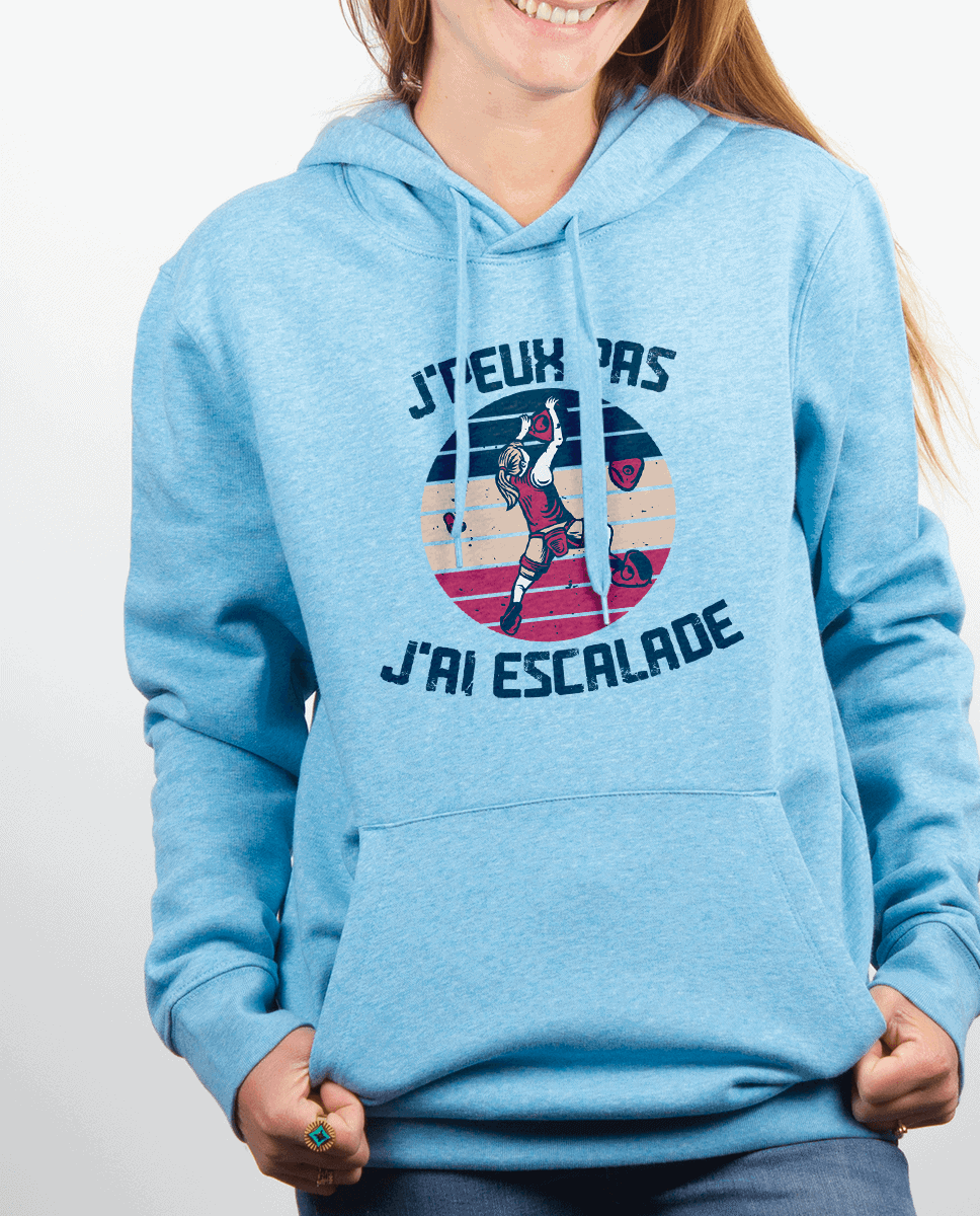 SWEAT FEMME : J'PEUX PAS J'AI ESCALADE – Image 5