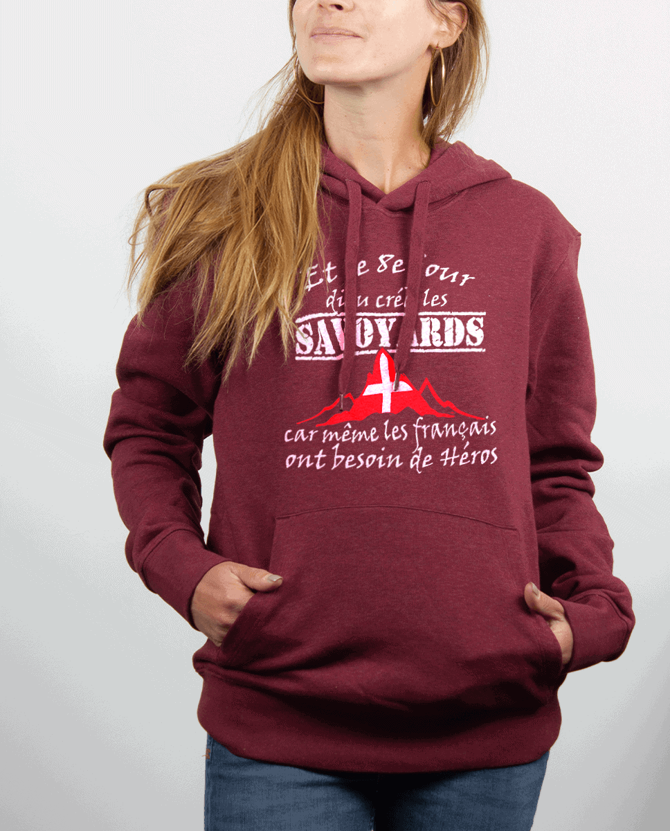 SWEAT FEMME : DIEU CREA LES SAVOYARDS – Image 5