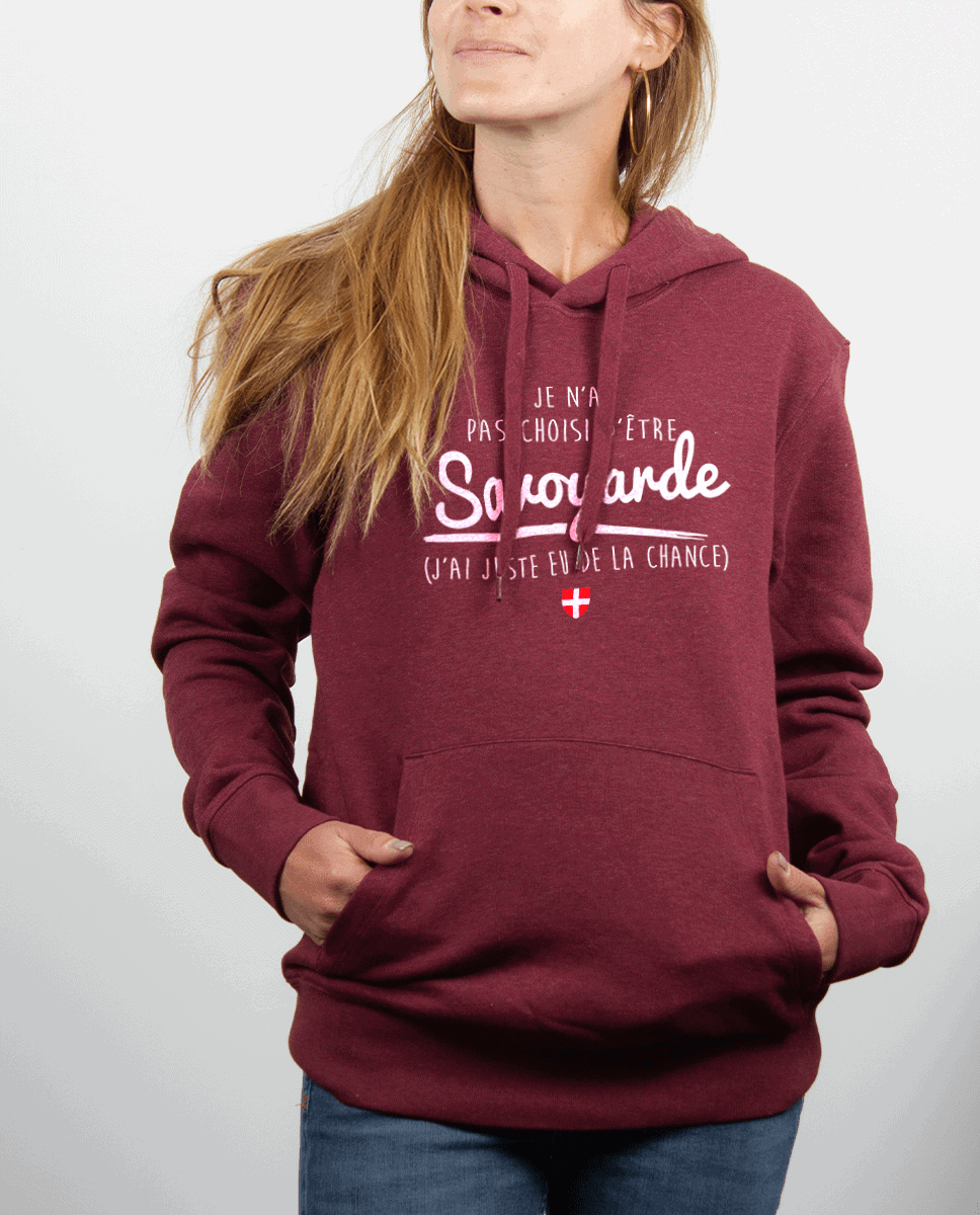 SWEAT FEMME : JE N'AI PAS CHOISI D'ÊTRE SAVOYARDE – Image 2
