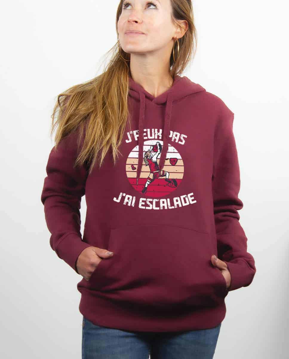 SWEAT FEMME : J'PEUX PAS J'AI ESCALADE – Image 9