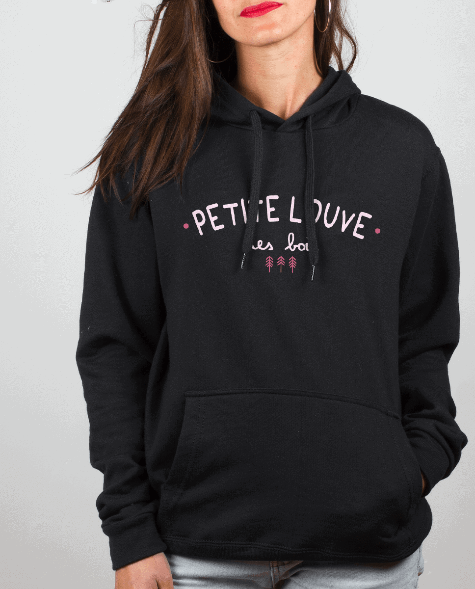 SWEAT FEMME : PETITE LOUVE DES BOIS – Image 4
