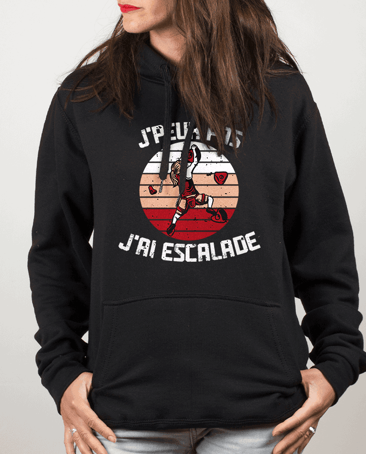SWEAT FEMME : J'PEUX PAS J'AI ESCALADE – Image 3
