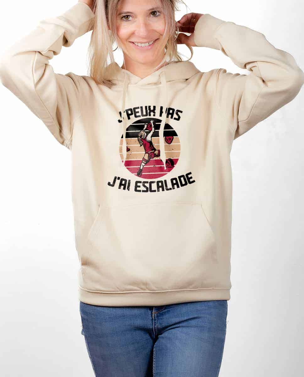 SWEAT FEMME : J'PEUX PAS J'AI ESCALADE – Image 6