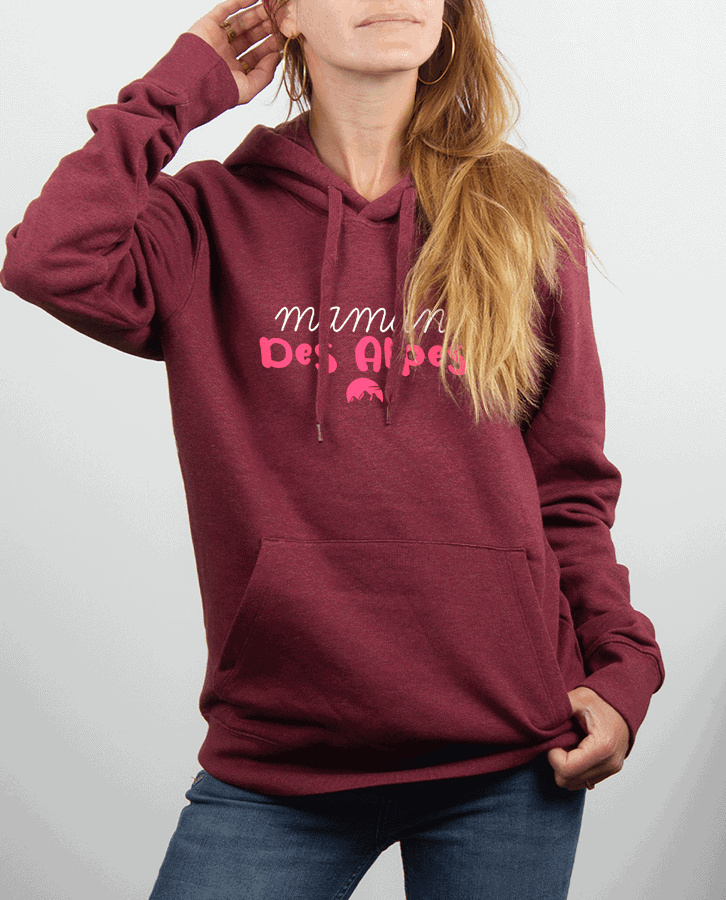 SWEAT FEMME : MAMAN DES ALPES – Image 2