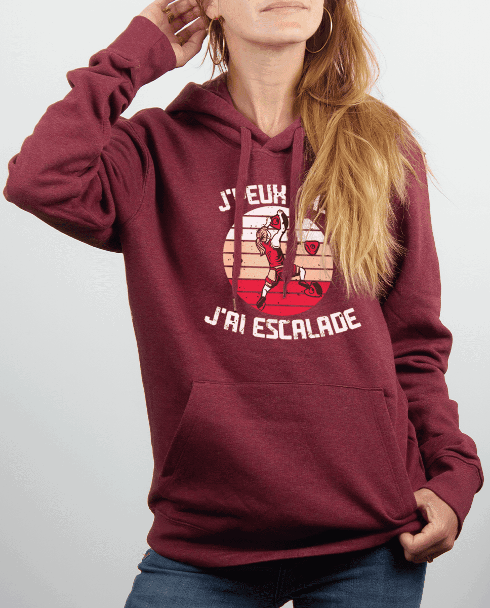 SWEAT FEMME : J'PEUX PAS J'AI ESCALADE – Image 2