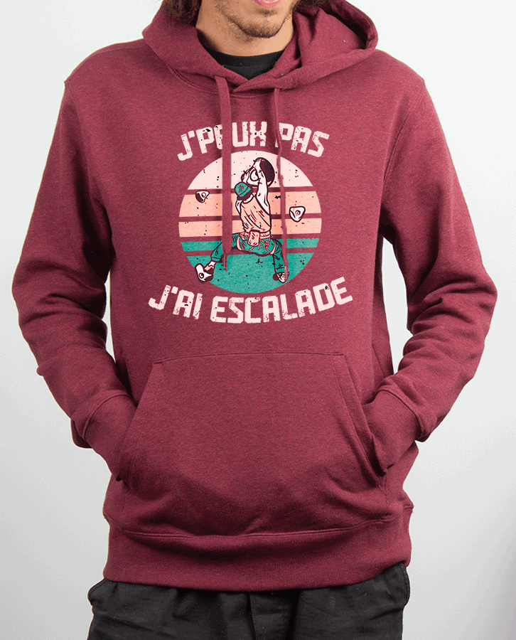 SWEAT HOMME : J'PEUX PAS J'AI ESCALADE – Image 9