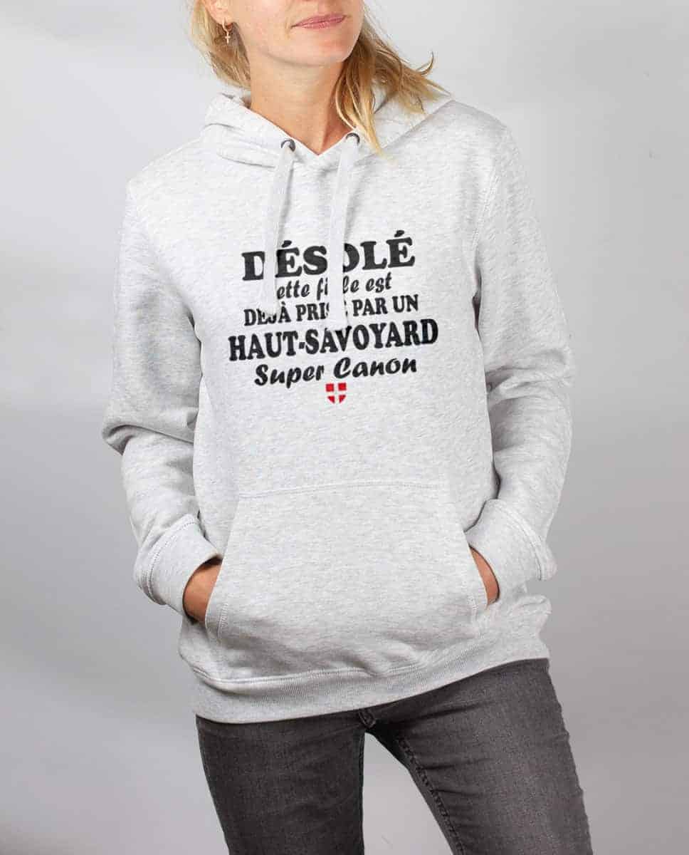 SWEAT FEMME : FILLE DÉJÀ PRISE PAR UN HAUT SAVOYARD – Image 2