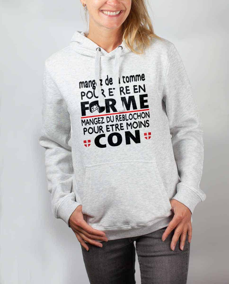 PULL HOMME : DE LA TOMME POUR ÊTRE EN FORME, DU REBLOCHON POUR ÊTRE MOINS CON – Image 8