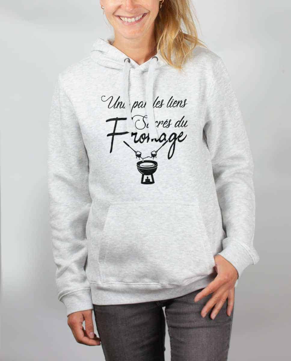 SWEAT FEMME : UNIS PAR LES LIENS SACRÉS DU FROMAGE – Image 4