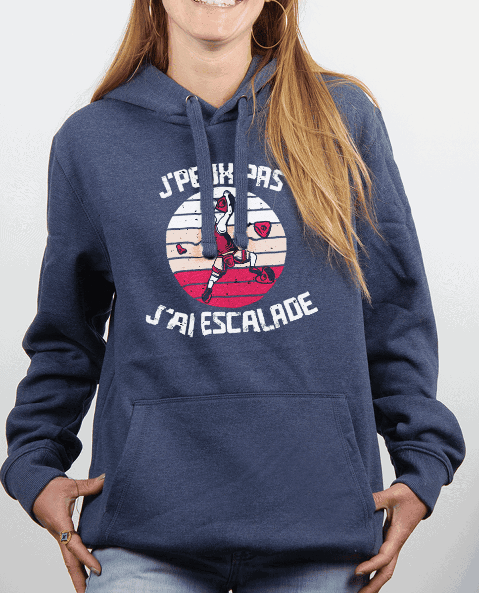 SWEAT FEMME : J'PEUX PAS J'AI ESCALADE – Image 4