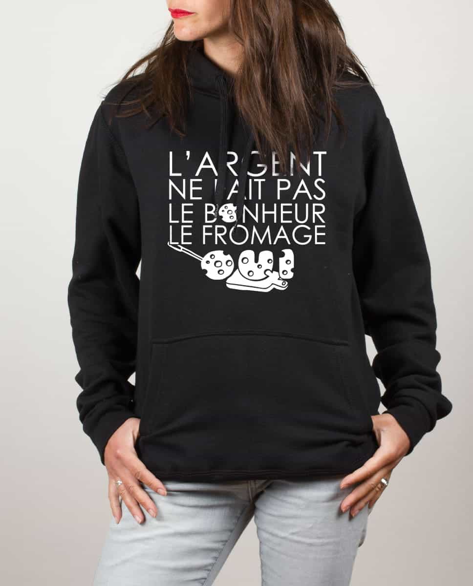 SWEAT FEMME : LE FROMAGE FAIT LE BONHEUR – Image 5