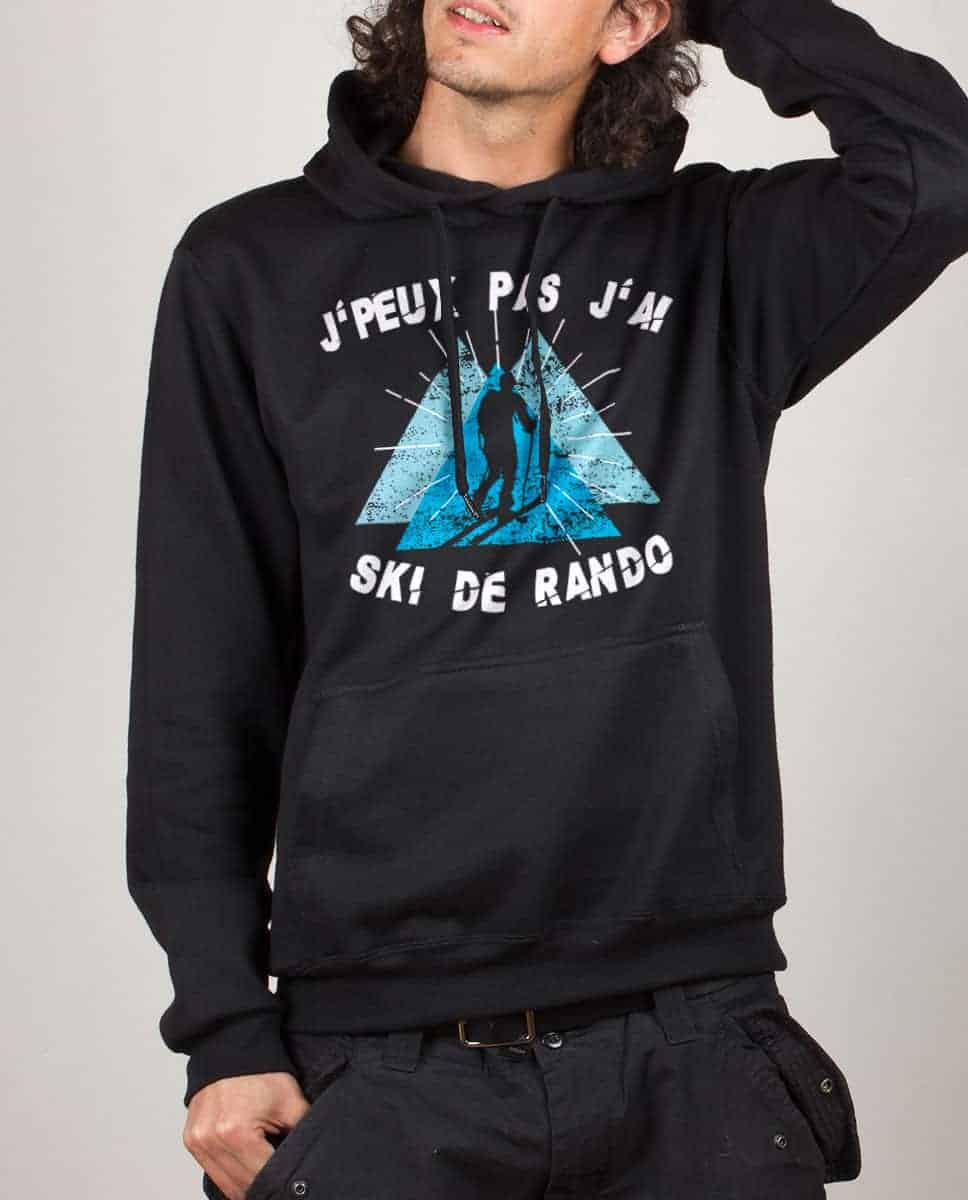 SWEAT HOMME : J'PEUX PAS J'AI SKI DE RANDO – Image 7