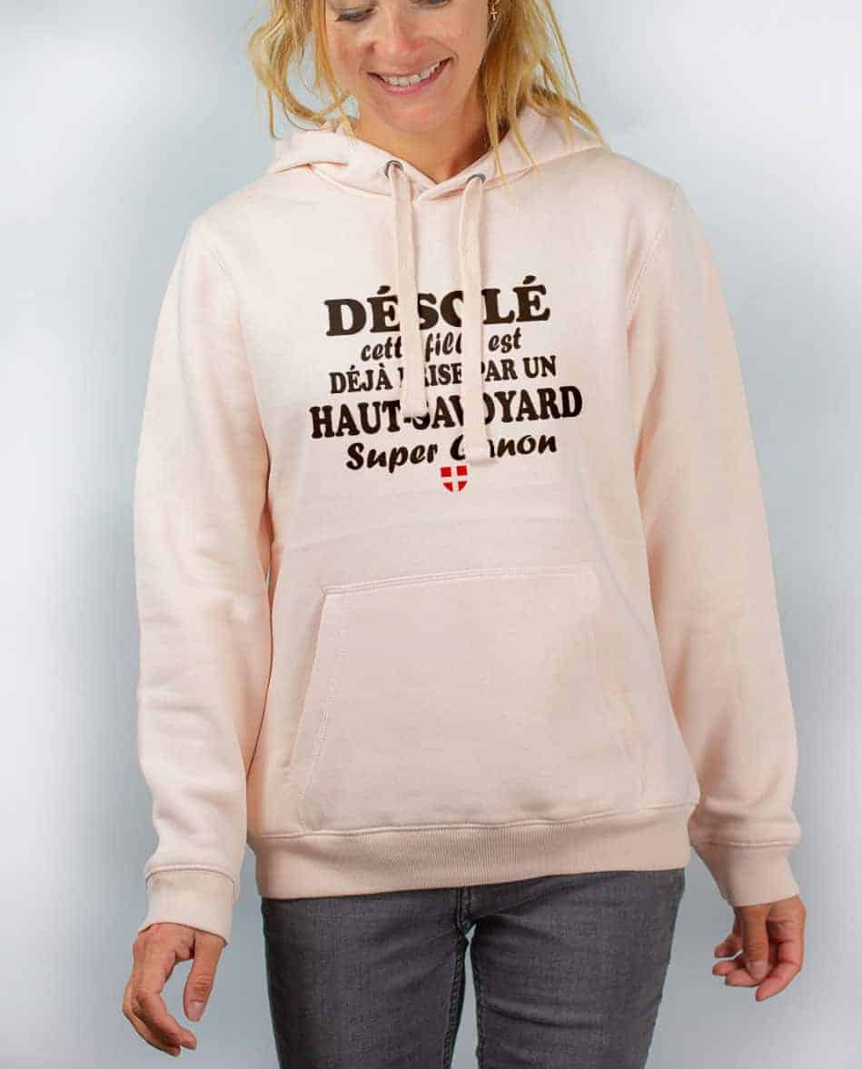 SWEAT FEMME : FILLE DÉJÀ PRISE PAR UN HAUT SAVOYARD – Image 3