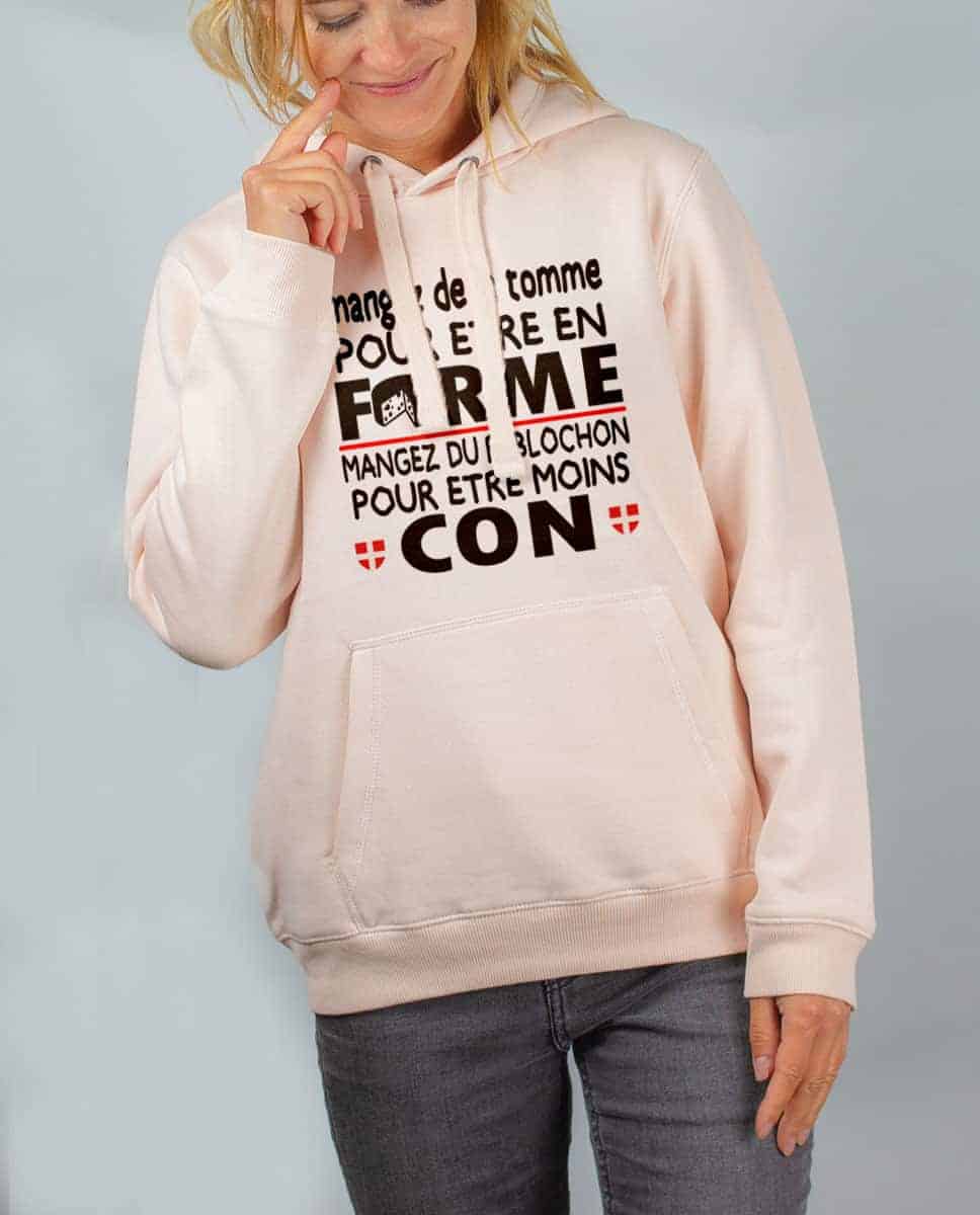 PULL HOMME : DE LA TOMME POUR ÊTRE EN FORME, DU REBLOCHON POUR ÊTRE MOINS CON – Image 13
