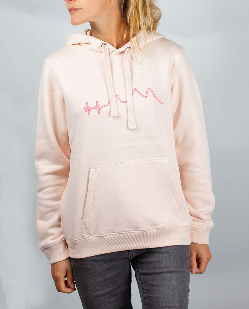 SWEAT FEMME : BATTEMENTS DE COEUR AIGUILLES D ARVES – Image 3