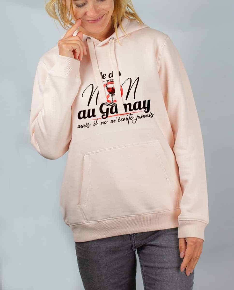 SWEAT FEMME : JE DIS NON AU GAMAY – Image 3