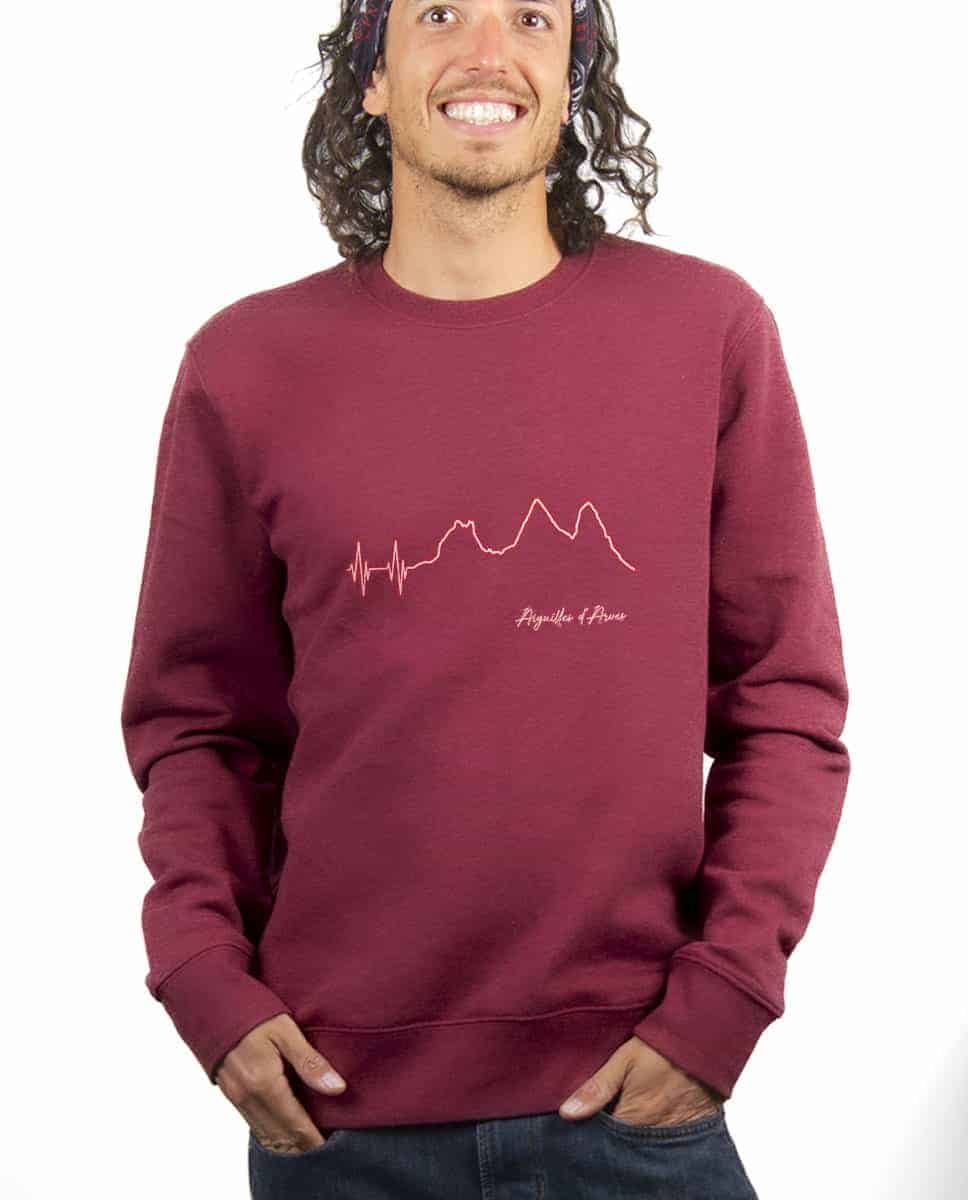 PULL HOMME : BATTEMENTS DE COEUR AIGUILLES D ARVES – Image 8