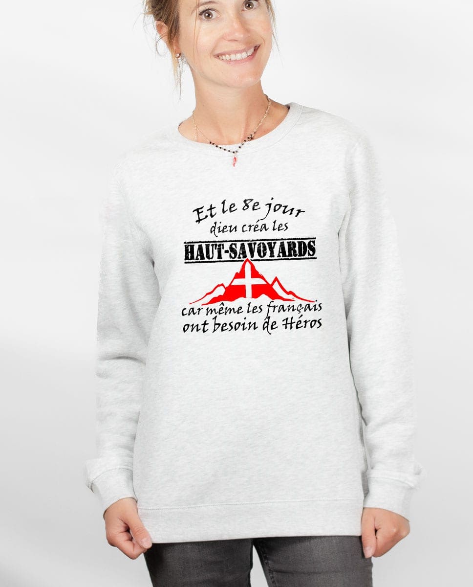 PULL FEMME : DIEU CREA LES HAUT SAVOYARDS – Image 5