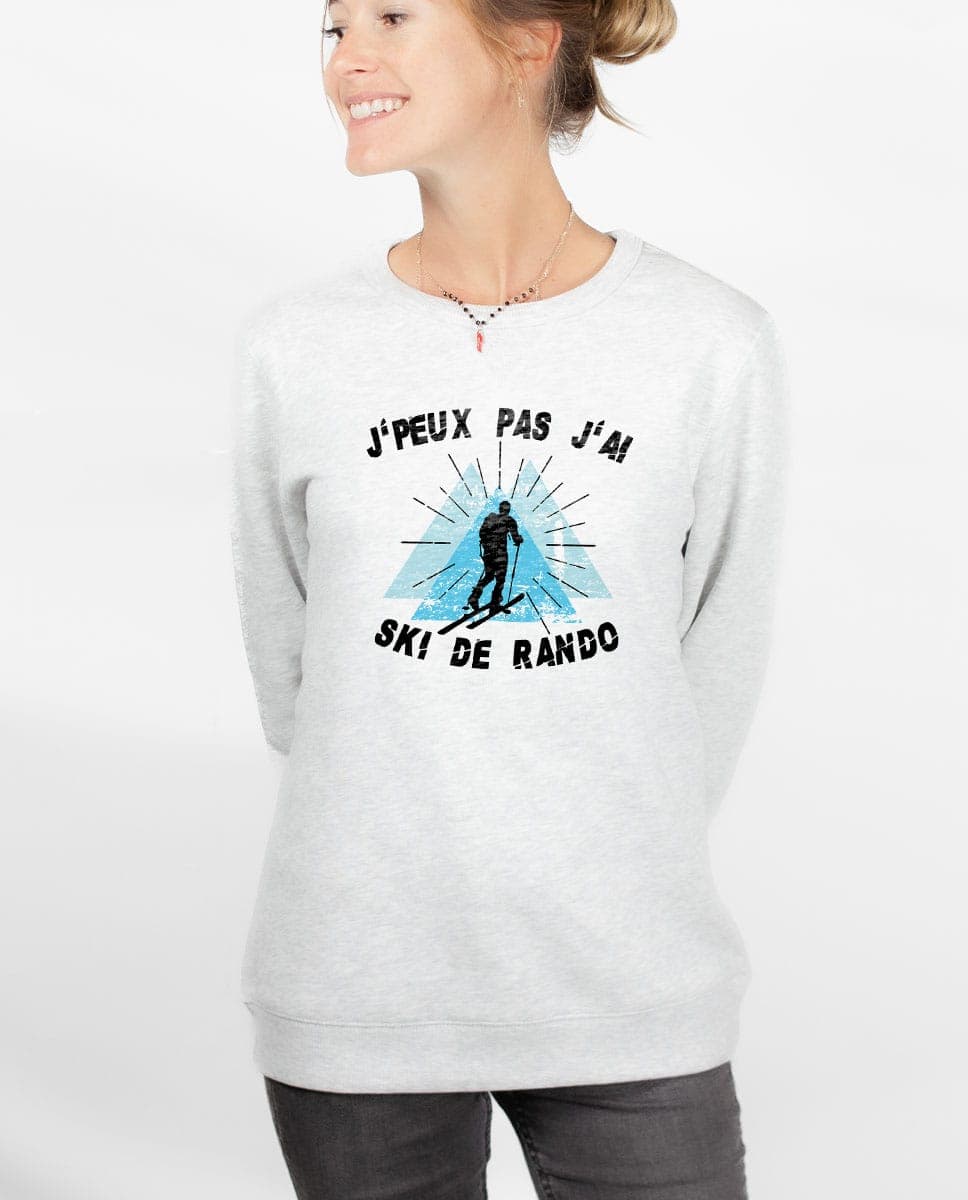 PULL FEMME : J'PEUX PAS J'AI SKI DE RANDO – Image 4
