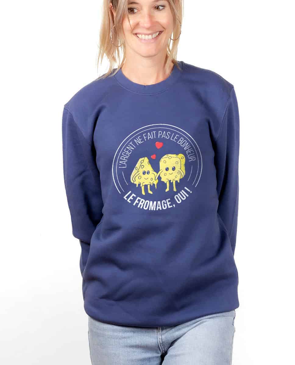 PULL FEMME : LE FROMAGE FAIT LE BONHEUR – Image 7