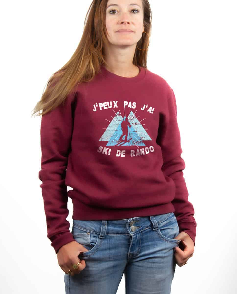 PULL FEMME : J'PEUX PAS J'AI SKI DE RANDO – Image 7