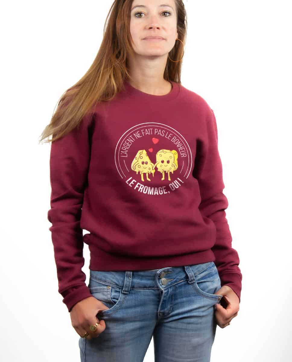 PULL FEMME : LE FROMAGE FAIT LE BONHEUR – Image 8