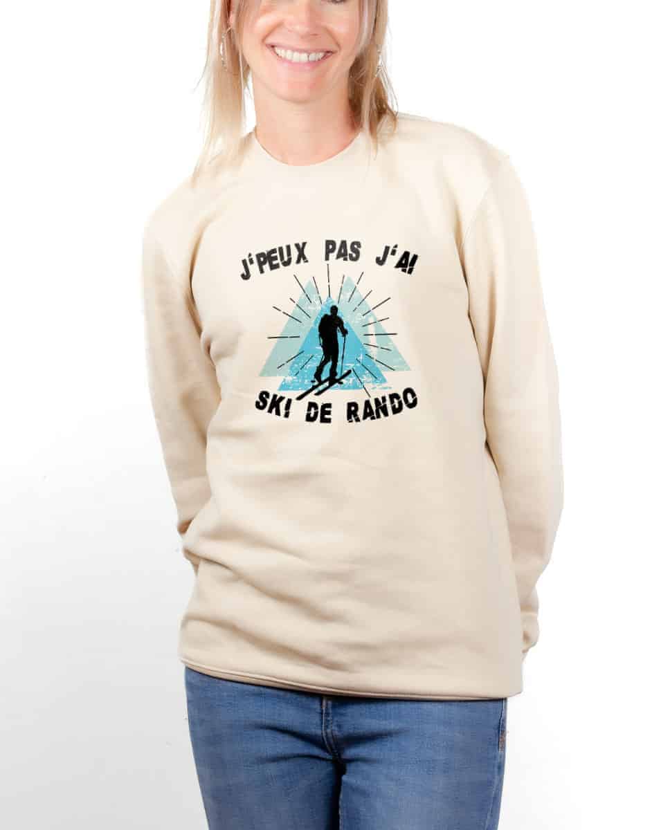 PULL FEMME : J'PEUX PAS J'AI SKI DE RANDO – Image 3