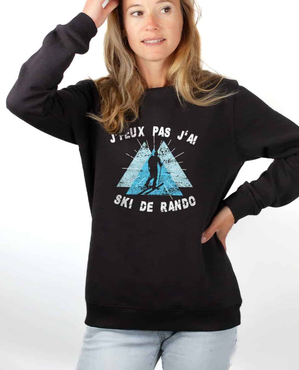 PULL FEMME : J'PEUX PAS J'AI SKI DE RANDO – Image 5
