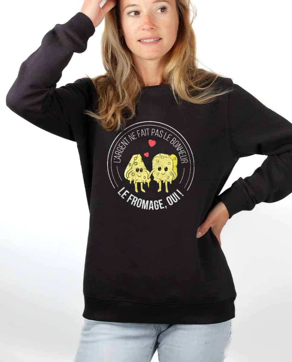 PULL FEMME : LE FROMAGE FAIT LE BONHEUR – Image 6