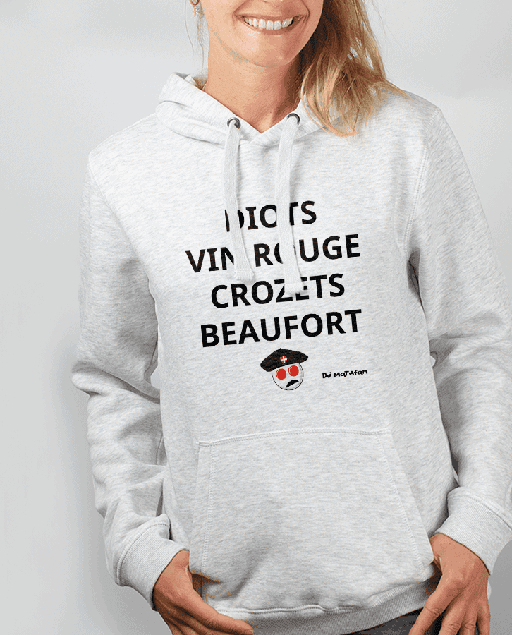 SWEAT FEMME : DIOTS VIN ROUGE CROZETS BEAUFORT – Image 2