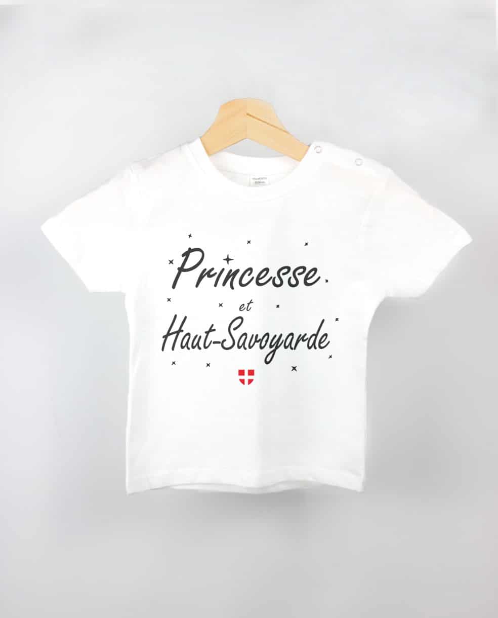 T SHIRT BEBE : PRINCESSE ET HAUT SAVOYARDE – Image 5