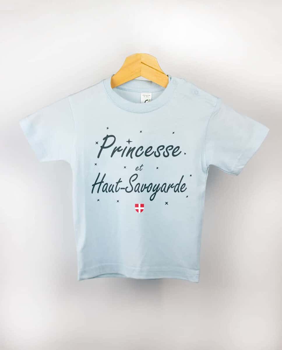 T SHIRT BEBE : PRINCESSE ET HAUT SAVOYARDE – Image 4