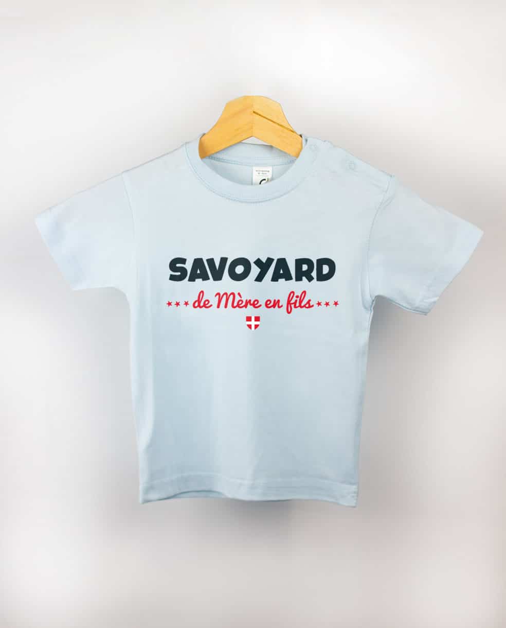T SHIRT BEBE : SAVOYARD DE MERE EN FILS – Image 4