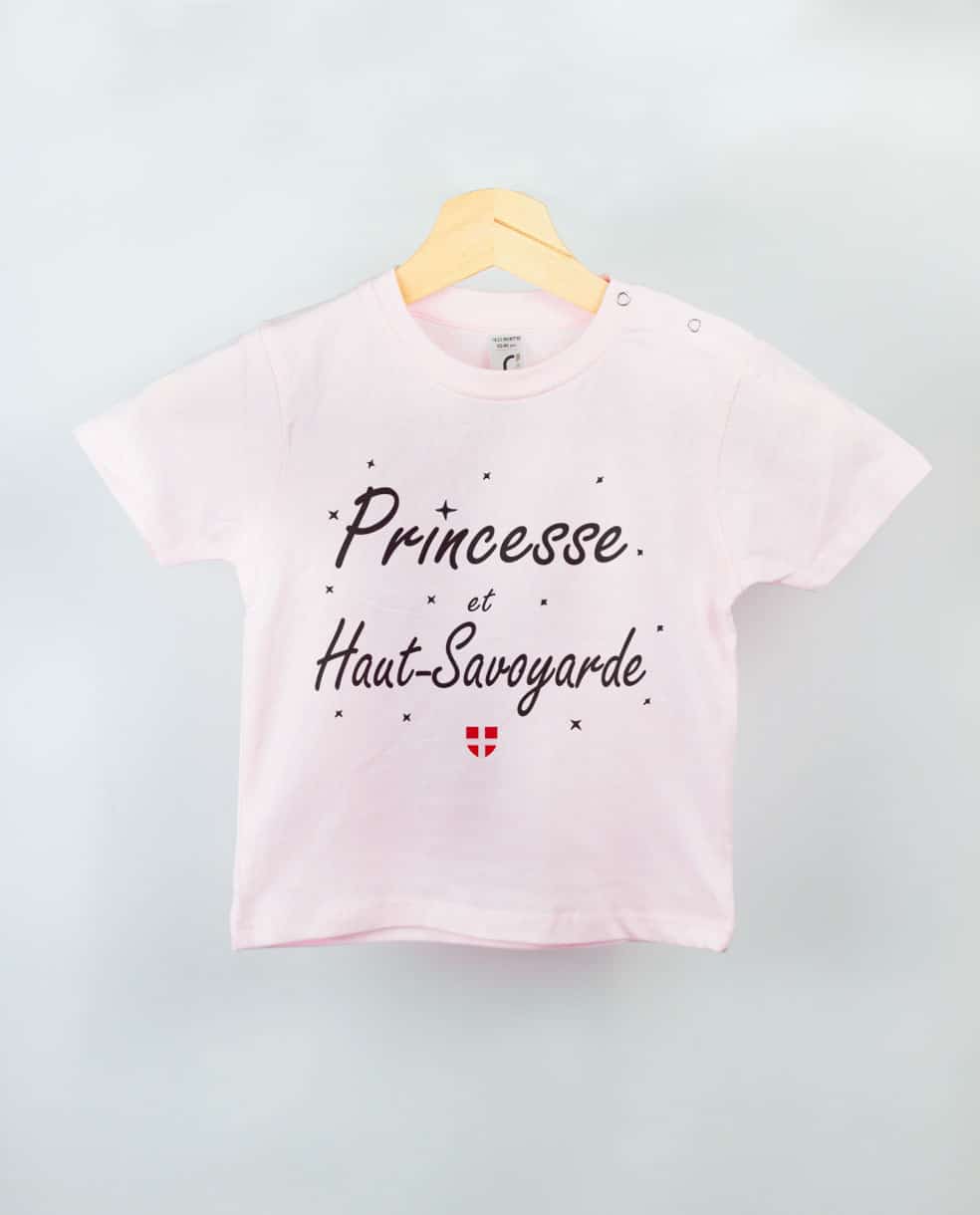 T SHIRT BEBE : PRINCESSE ET HAUT SAVOYARDE – Image 3